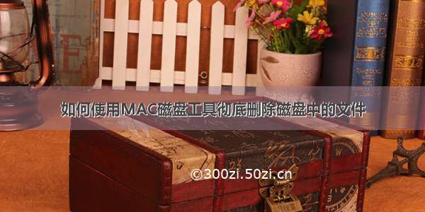 如何使用MAC磁盘工具彻底删除磁盘中的文件