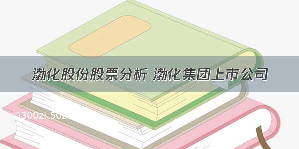 渤化股份股票分析 渤化集团上市公司