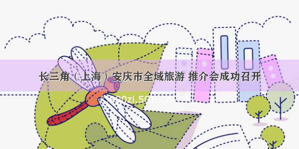 长三角（上海）安庆市全域旅游 推介会成功召开