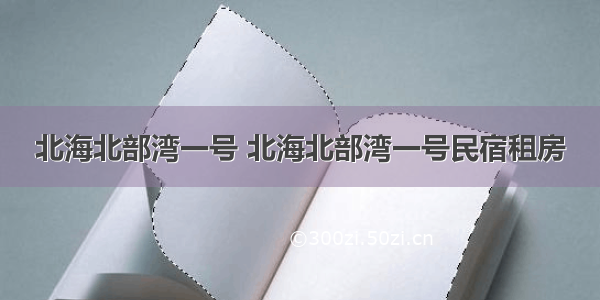 北海北部湾一号 北海北部湾一号民宿租房