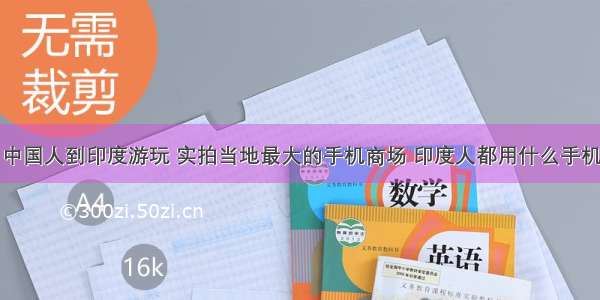 中国人到印度游玩 实拍当地最大的手机商场 印度人都用什么手机