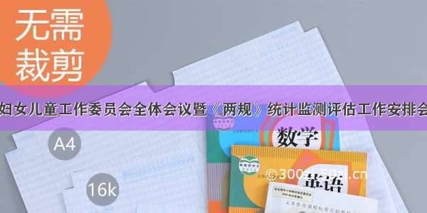 大通县妇女儿童工作委员会全体会议暨《两规》统计监测评估工作安排会议召开