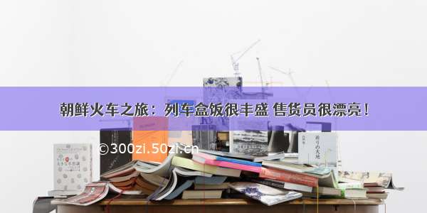 朝鲜火车之旅：列车盒饭很丰盛 售货员很漂亮！