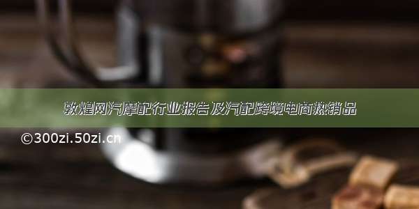 敦煌网汽摩配行业报告及汽配跨境电商热销品