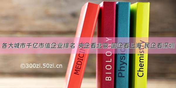 各大城市千亿市值企业排名 央企看北京 国企看上海 民企看深圳