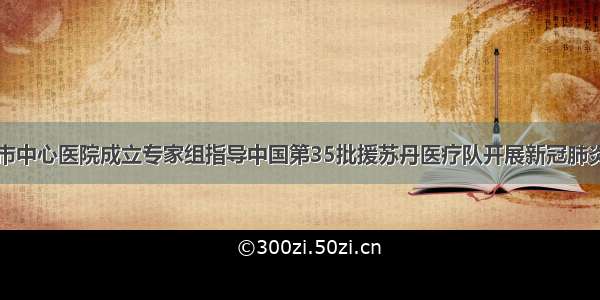 中国宝鸡市中心医院成立专家组指导中国第35批援苏丹医疗队开展新冠肺炎防控工作