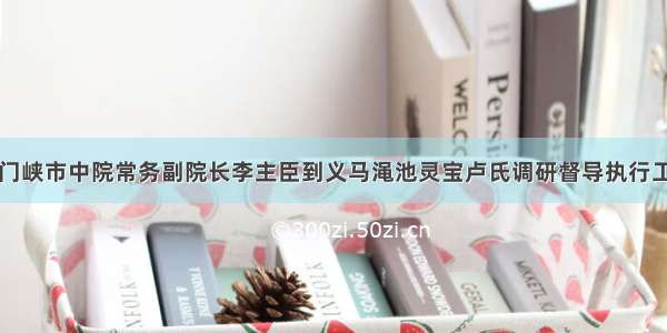 三门峡市中院常务副院长李主臣到义马渑池灵宝卢氏调研督导执行工作