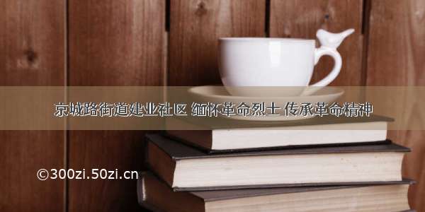 京城路街道建业社区 缅怀革命烈士 传承革命精神