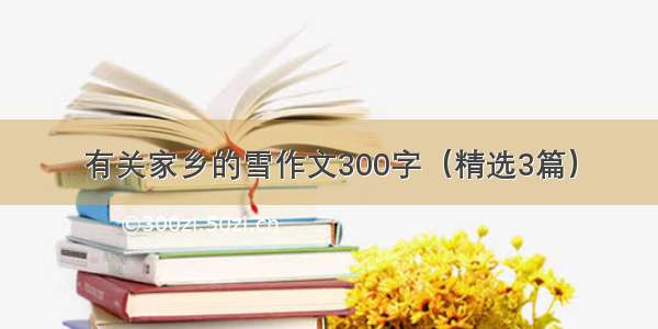 有关家乡的雪作文300字（精选3篇）