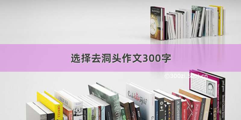 选择去洞头作文300字