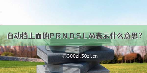 自动挡上面的P R N D S L M表示什么意思？