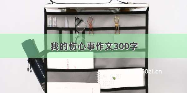 我的伤心事作文300字