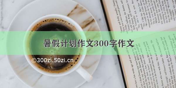 暑假计划作文300字作文