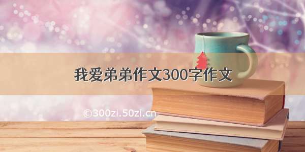 我爱弟弟作文300字作文