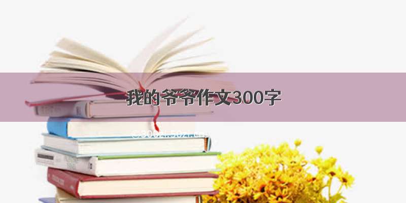 我的爷爷作文300字