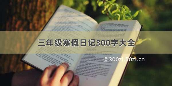 三年级寒假日记300字大全