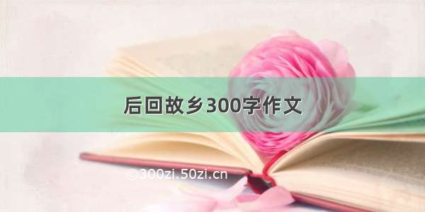 后回故乡300字作文