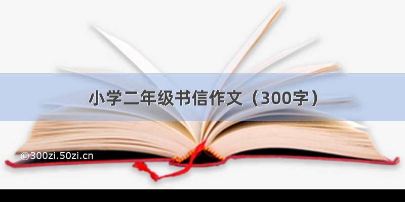 小学二年级书信作文（300字）