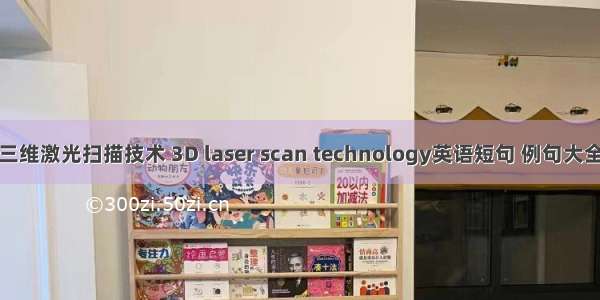 三维激光扫描技术 3D laser scan technology英语短句 例句大全