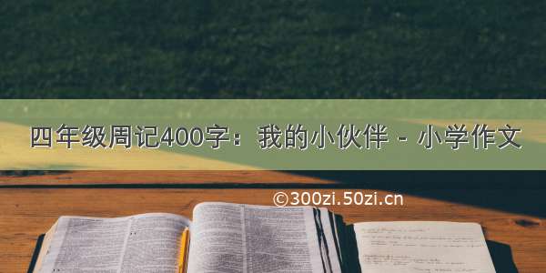 四年级周记400字：我的小伙伴 - 小学作文