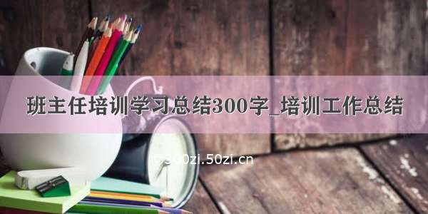 班主任培训学习总结300字_培训工作总结