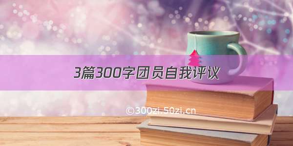 3篇300字团员自我评议