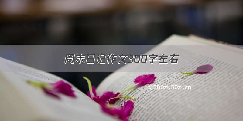 周末日记作文300字左右