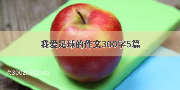 我爱足球的作文300字5篇