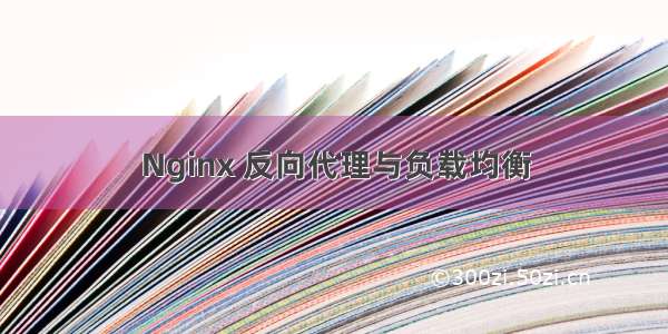 Nginx 反向代理与负载均衡