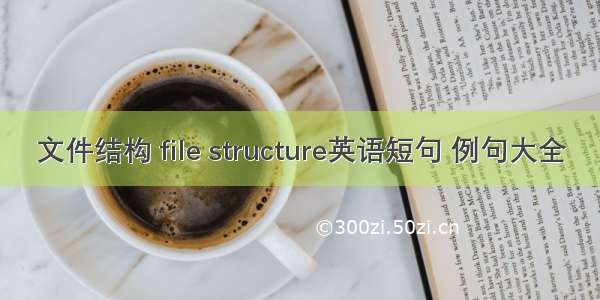 文件结构 file structure英语短句 例句大全