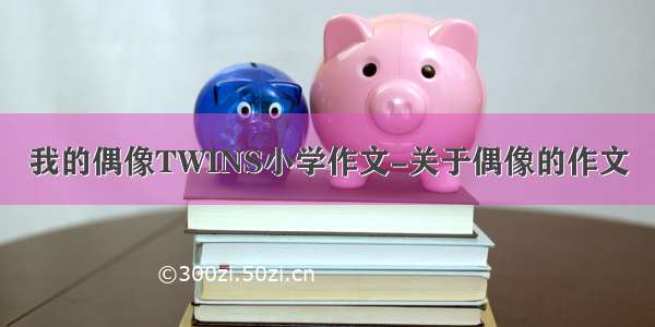 我的偶像TWINS小学作文-关于偶像的作文