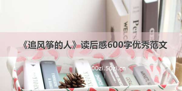 《追风筝的人》读后感600字优秀范文