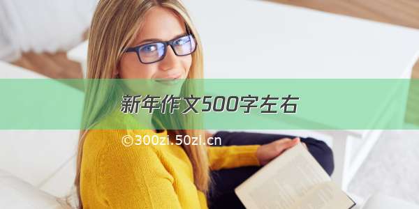 新年作文500字左右