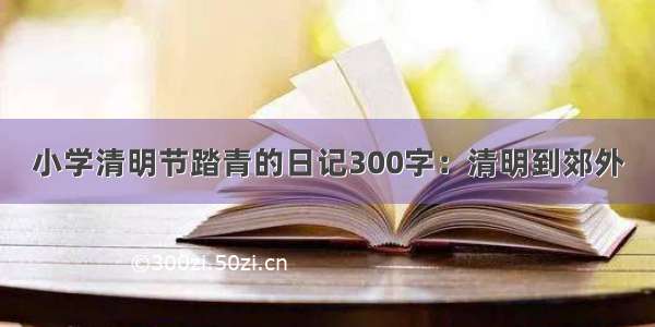 小学清明节踏青的日记300字：清明到郊外