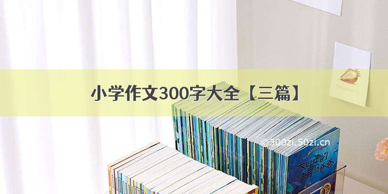 小学作文300字大全【三篇】