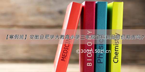 【寒假班】安徽合肥学大教育小学三年级全科精品班价格贵吗？