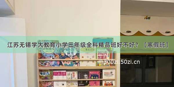 江苏无锡学大教育小学三年级全科精品班好不好？【寒假班】