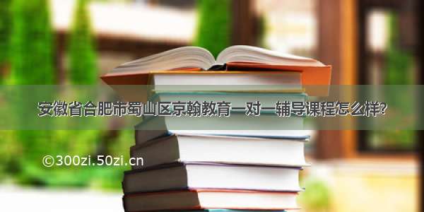 安徽省合肥市蜀山区京翰教育一对一辅导课程怎么样？