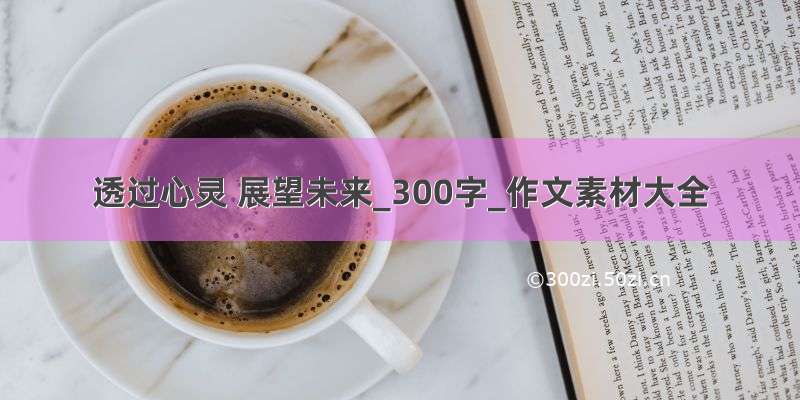 透过心灵 展望未来_300字_作文素材大全