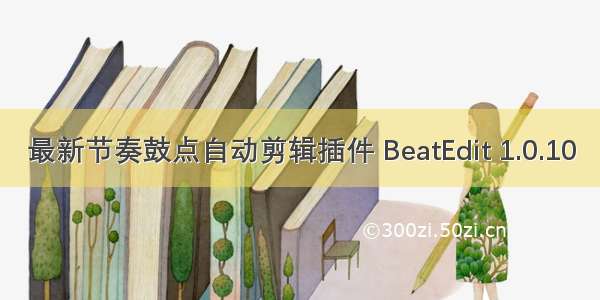 最新节奏鼓点自动剪辑插件 BeatEdit 1.0.10