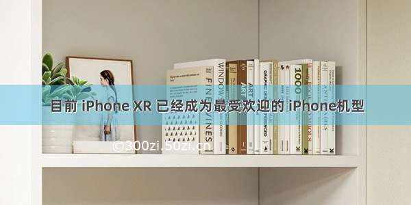 目前 iPhone XR 已经成为最受欢迎的 iPhone机型