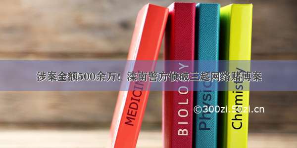 涉案金额500余万！滦南警方侦破三起网络赌博案