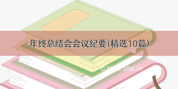 年终总结会会议纪要(精选10篇)