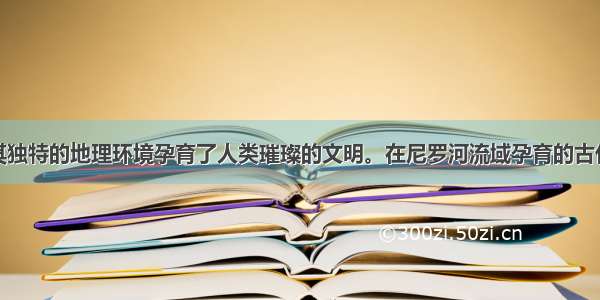 大河流域以其独特的地理环境孕育了人类璀璨的文明。在尼罗河流域孕育的古代人类文明是