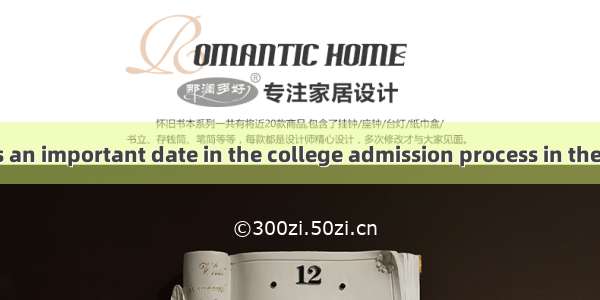 May the first is an important date in the college admission process in the United States.