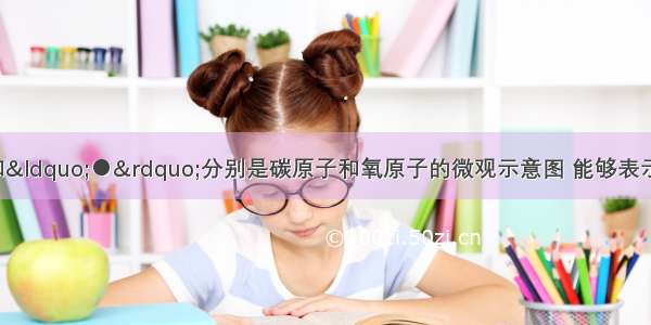 小球“O”和“●”分别是碳原子和氧原子的微观示意图 能够表示一个一氧化碳分子的是A