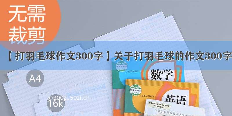 【打羽毛球作文300字】关于打羽毛球的作文300字