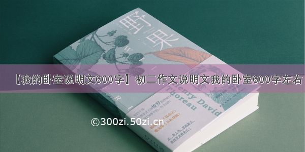 【我的卧室说明文600字】初二作文说明文我的卧室600字左右