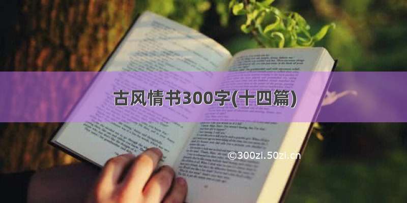 古风情书300字(十四篇)