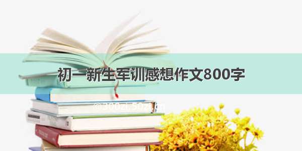 初一新生军训感想作文800字